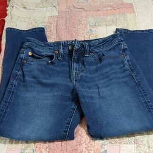 American Eagle Outfitters Dark Blue Straight Leg Jeans